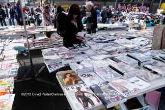 Deptford Market, the cheap magazine stall