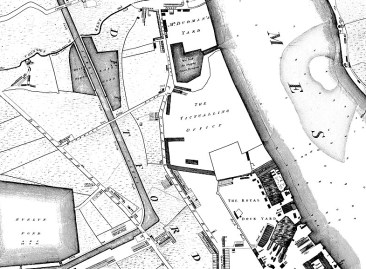 Map of Deptford and Docks