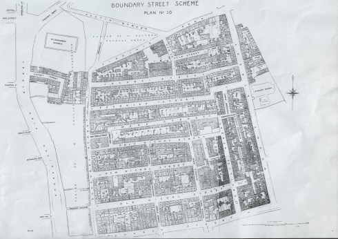 Map of the Old Nichol district of Bethnal Green