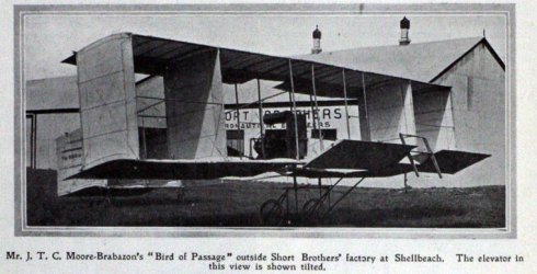 Short Brothers Factory at Shellbeach with Brabzon's Bird of Passage
